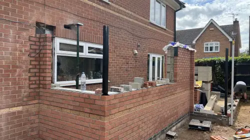 Click Here To Enlarge This Photo Of Open-Plan Kitchen Extension & Garden Landscaping in Nottingham