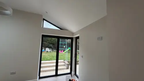 Click Here To Enlarge This Photo Of Open-Plan Kitchen Extension & Garden Landscaping in Nottingham