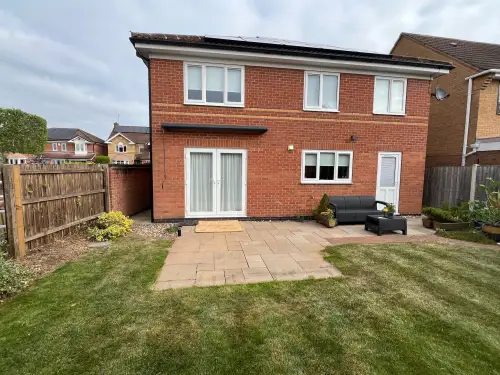 Click Here To Enlarge This Photo Of Extension with Landscaping and Bespoke Garden Shed in Nottingham