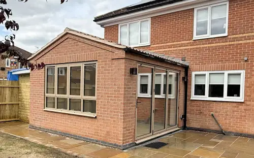 Click Here To Enlarge This Photo Of Extension with Landscaping and Bespoke Garden Shed in Nottingham