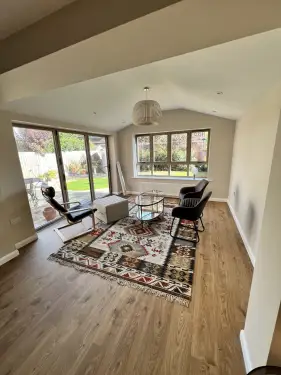 Click Here To Enlarge This Photo Of Extension with Landscaping and Bespoke Garden Shed in Nottingham
