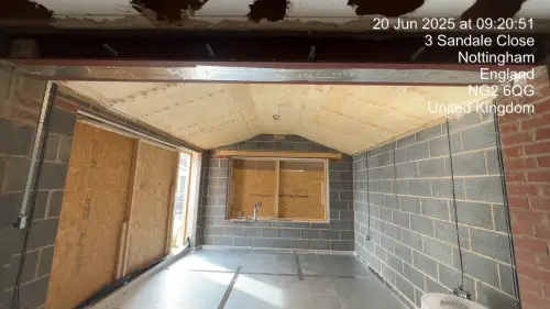 Click Here To Enlarge This Photo Of Extension with Landscaping and Bespoke Garden Shed in Nottingham