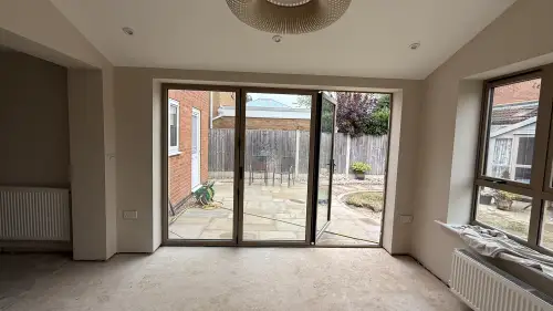 Click Here To Enlarge This Photo Of Extension with Landscaping and Bespoke Garden Shed in Nottingham