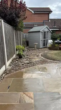 Click Here To Enlarge This Photo Of Extension with Landscaping and Bespoke Garden Shed in Nottingham