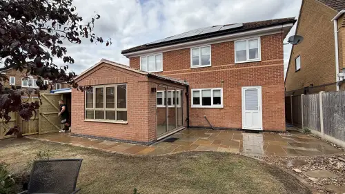 Click Here To Enlarge This Photo Of Extension with Landscaping and Bespoke Garden Shed in Nottingham
